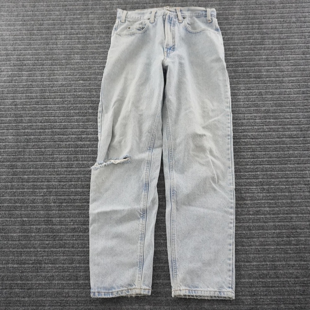 Vintage 90s Gap Easy Fit Jeans Mens 31 Light Wash Distressed Knee Blowout